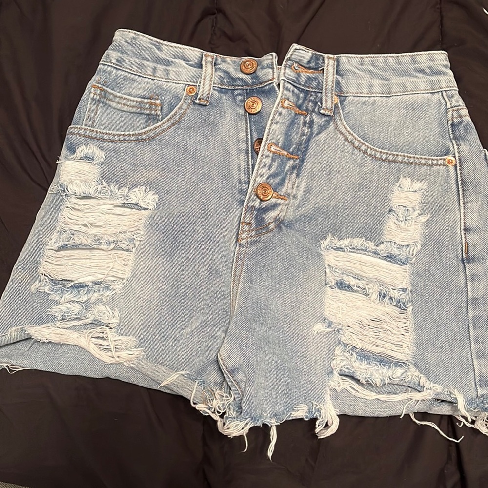 Shein denim shorts